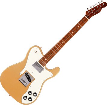 Električna kitara Fender MIJ Hybrid Telecaster Custom MN Gold Električna kitara - 1
