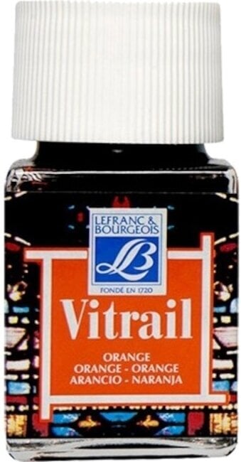 Lefranc & Bourgeois Vitrail Barva na sklo 201 Orange 50 ml 1 ks