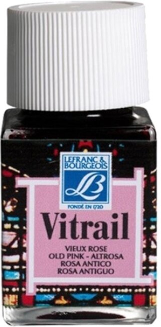 Boja za staklo Lefranc & Bourgeois Vitrail Boja za staklo 374 Ancient Pink 50 ml 1 kom
