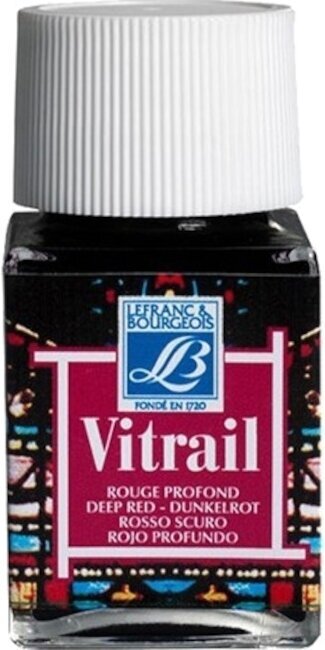 Lefranc & Bourgeois Vitrail Barva na sklo 466 Deep Red 50 ml 1 ks
