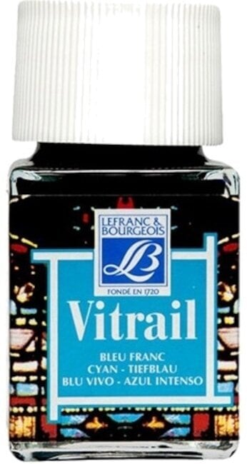 Lefranc & Bourgeois Vitrail Barva na sklo 087 Cyan 50 ml 1 ks