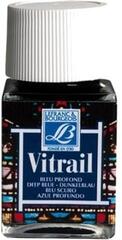 Glass Paint Lefranc & Bourgeois Vitrail Glass Paint 465 Deep Blue 50 ml 1 pc