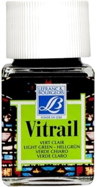 Tinta para vidro Lefranc & Bourgeois Vitrail Glass Paint 556 Light Green 50 ml 1 un.