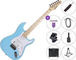 Guitarra elétrica Pasadena ST-11 SET 80W Sky Blue Guitarra elétrica