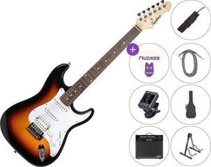 Guitarra elétrica Pasadena ST-11 SET 80W Sunburst Guitarra elétrica