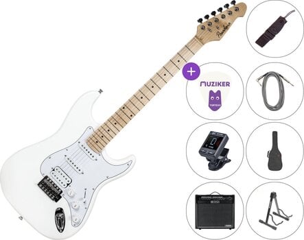 Elektrická kytara Pasadena ST-11 SET 80W White Elektrická kytara - 1