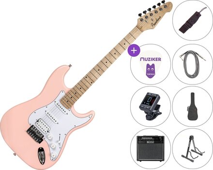 Guitarra elétrica Pasadena ST-11 SET 40W Pink Guitarra elétrica - 1