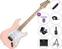 Electric guitar Pasadena ST-11 SET 20W Pink Electric guitar