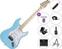 Electric guitar Pasadena ST-11 SET 20W Sky Blue Electric guitar
