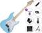 Chitară electrică Pasadena ST-11 SET 10W Sky Blue Chitară electrică