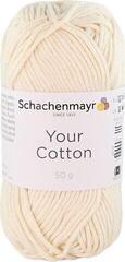 Плетива прежда Schachenmayr Your Cotton 00002 Natural Плетива прежда