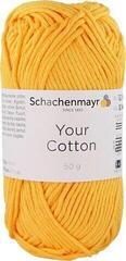 Knitting Yarn Schachenmayr Your Cotton 00022 Sunflower Knitting Yarn