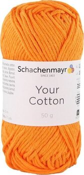 Pređa za pletenje Schachenmayr Your Cotton 00023 Tangarine Pređa za pletenje - 1