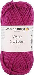 Knitting Yarn Schachenmayr Your Cotton 00037 Cyclam Knitting Yarn
