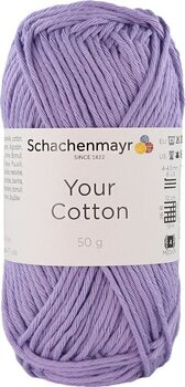 Плетива прежда Schachenmayr Your Cotton 00045 Lilac Плетива прежда - 1