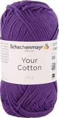 Pletilna preja Schachenmayr Your Cotton 00049 Purple Pletilna preja