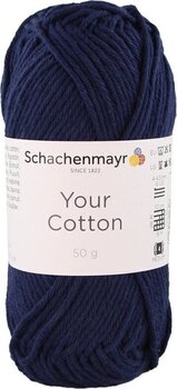 Fire de tricotat Schachenmayr Your Cotton 00050 Dark Blue Fire de tricotat - 1