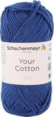 Knitting Yarn Schachenmayr Your Cotton 00051 Jeans Knitting Yarn