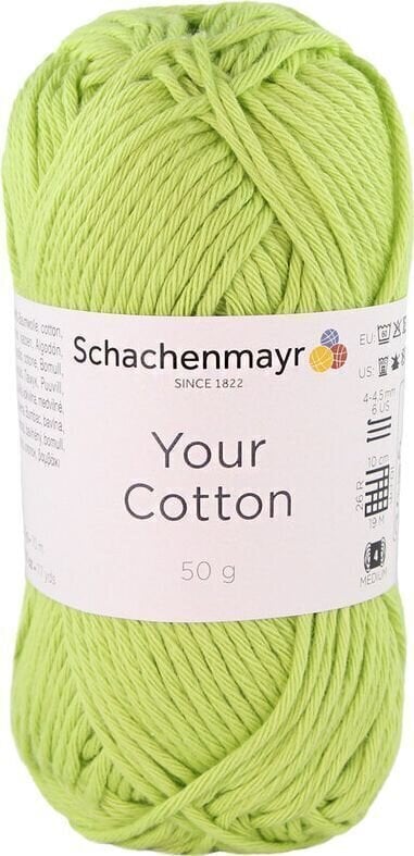 Pređa za pletenje Schachenmayr Your Cotton 00071 Anise Pređa za pletenje