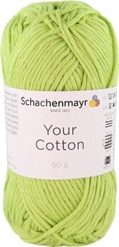 Pređa za pletenje Schachenmayr Your Cotton 00071 Anise Pređa za pletenje - 1