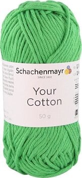 Pređa za pletenje Schachenmayr Your Cotton 00072 Brilliant Green Pređa za pletenje - 1