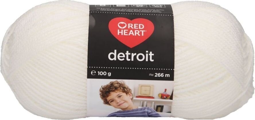 Knitting Yarn Red Heart Detroit 00208 White Knitting Yarn