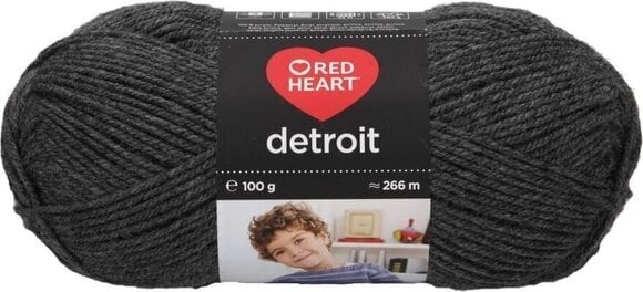 Fire de tricotat Red Heart Detroit 05671 Anthracite Mel Fire de tricotat - 1