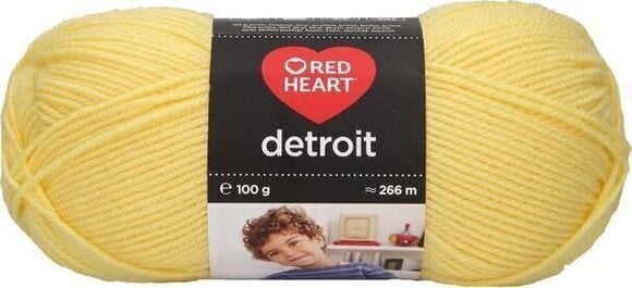 Strickgarn Red Heart Detroit 08210 Light Yellow Strickgarn - 1