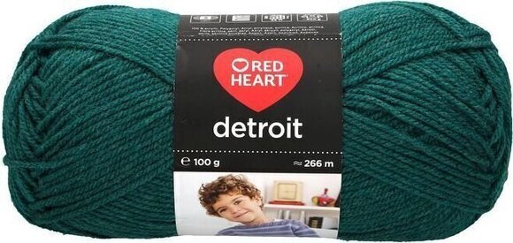 Pređa za pletenje Red Heart Detroit 06966 Petrol Green Pređa za pletenje - 1