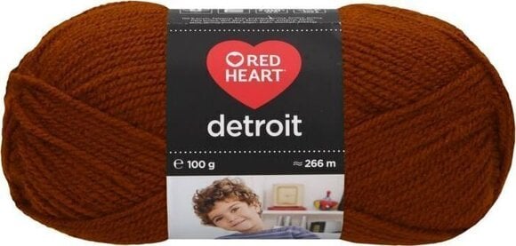 Pređa za pletenje Red Heart Detroit 06970 Mid Brown Pređa za pletenje - 1