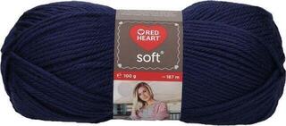Knitting Yarn Red Heart Soft 00006 Marine Knitting Yarn