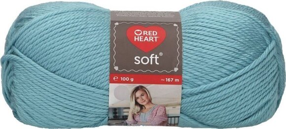 Pletilna preja Red Heart Soft 00008 Ice Blue Pletilna preja - 1