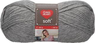 Knitting Yarn Red Heart Soft 00012 Grey Knitting Yarn