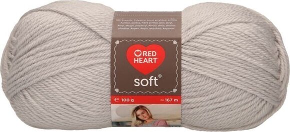 Pređa za pletenje Red Heart Soft 08323 Silver Pređa za pletenje - 1