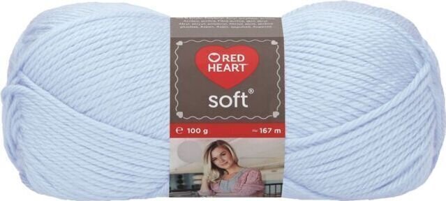 Strikkegarn Red Heart Soft 08325 Pale Blue 100g