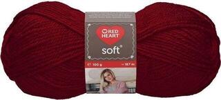 Knitting Yarn Red Heart Soft 08330 Deep Red Knitting Yarn
