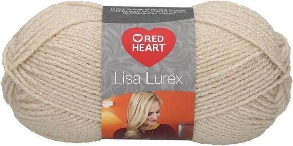 Pređa za pletenje Red Heart Lisa Lurex 00003 Nature Pređa za pletenje - 1