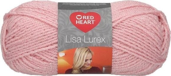 Przędza dziewiarska Red Heart Lisa Lurex 00006 Pink Przędza dziewiarska - 1