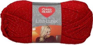 Fil à tricoter Red Heart Lisa Lurex 00008 Red Fil à tricoter