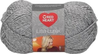 Pletací příze Red Heart Lisa Lurex 00009 Light Grey Pletací příze