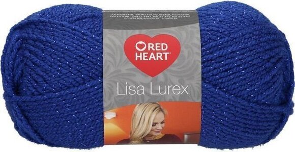 Pređa za pletenje Red Heart Lisa Lurex 00005 Blue Pređa za pletenje - 1