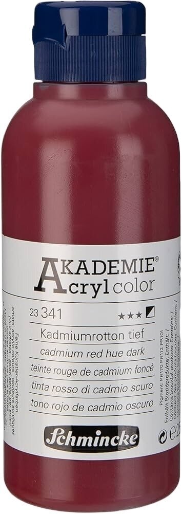 Culoare acrilică Schmincke Akademie Vopsea acrilică 341 Cadmium Red Hue Dark 250 ml 1 buc.