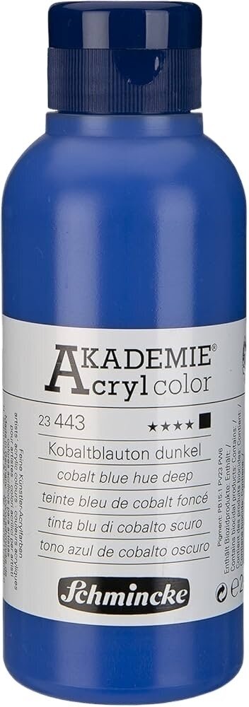 Culoare acrilică Schmincke Akademie Vopsea acrilică 443 Cobalt Blue Hue Deep 250 ml 1 buc.