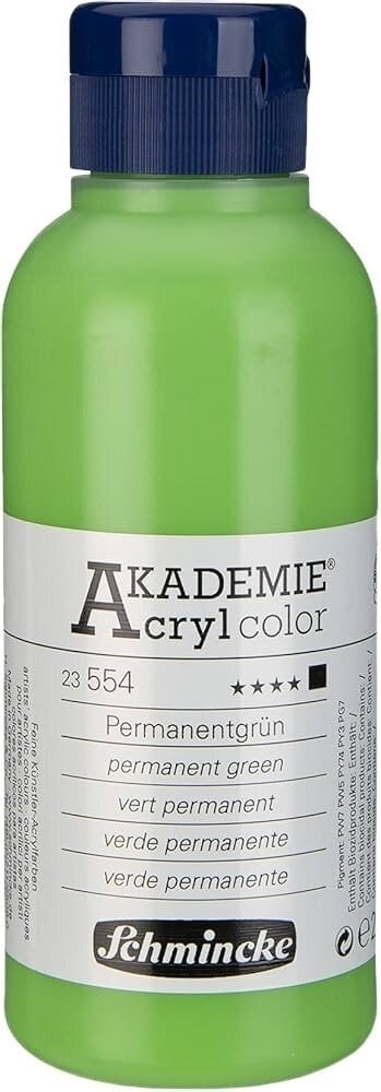 Akrylová barva Schmincke Akademie Akrylová barva 554 Permanent Green 250 ml 1 ks