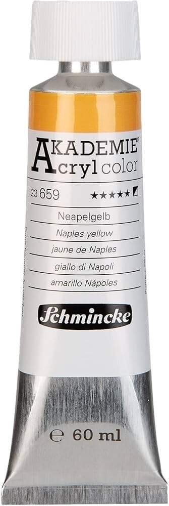 Acrylic Paint Schmincke Akademie Acrylic Paint 659 Naples Yellow 60 ml 1 pc