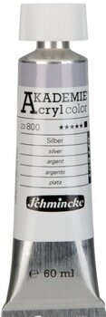Acrylfarbe Schmincke Akademie Acrylfarbe 800 Silver 60 ml 1 stk - 1