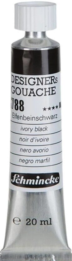 Gouache Paint Schmincke 75.7348 Gouache Paint 788 Ivory Black 20 ml 1 pc