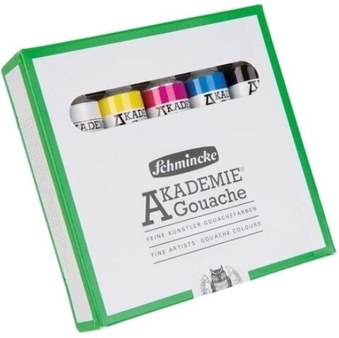 Gouache malt
 Schmincke 76.5804 Set Gouachefarben 5 x 20 ml