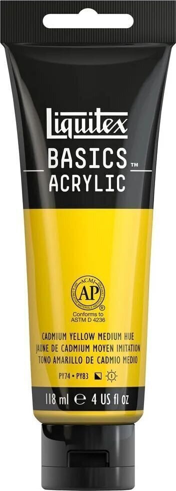 Akrilna boja Liquitex Basic Akrilna boja 830 Cadmium Yellow Medium Hue 118 ml 1 kom