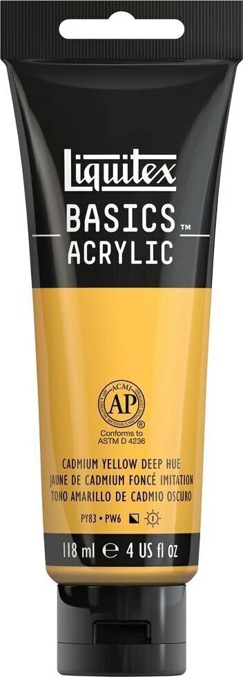 Akrilna boja Liquitex Basic Akrilna boja 163 Cadmium Yellow Deep Hue 118 ml 1 kom